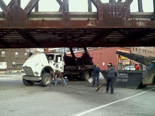 Truck stuck